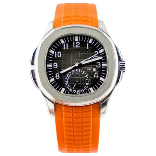 Aquanaut Chronograph Silver Orange